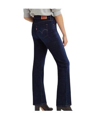 Levis 529 Curvy Bootcut Jeans Dark Wash 29" Inseam Size 10 Womens Denim Pants